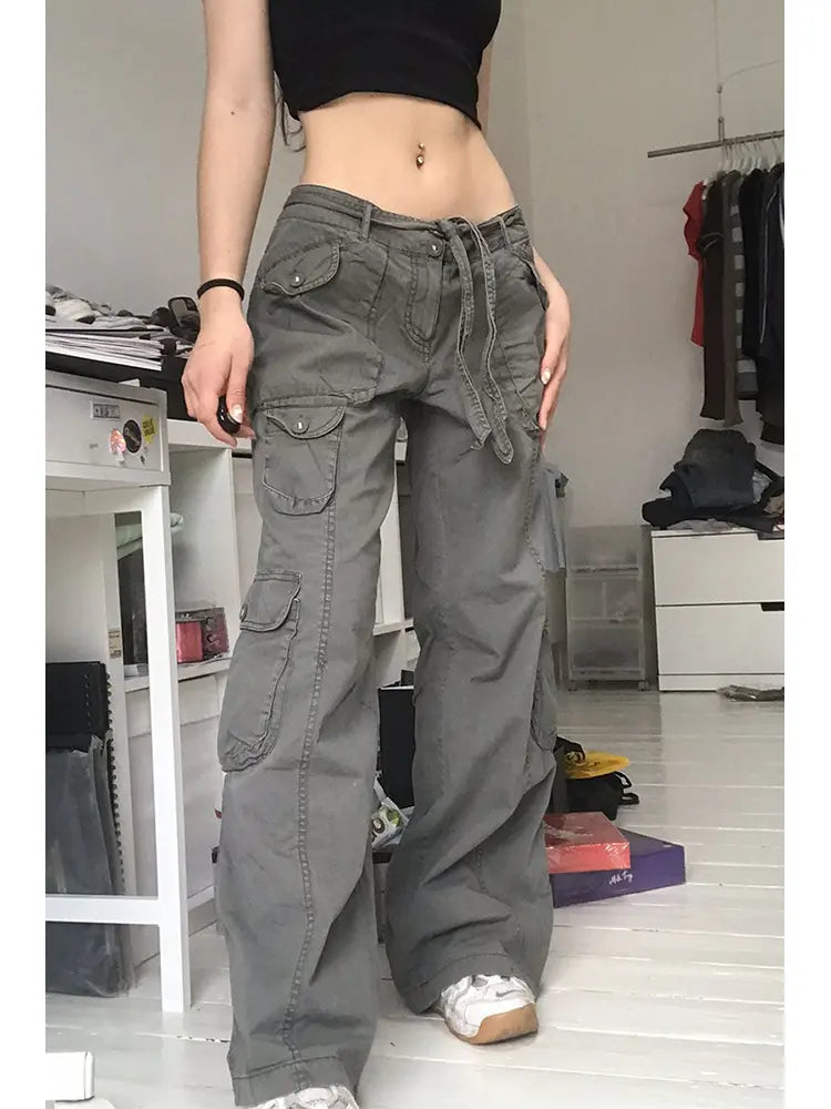 Vintage Cargo Pants Women-Massicos