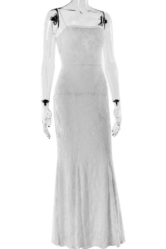Tied Allure – Backless Slim Dress-ROVOLE