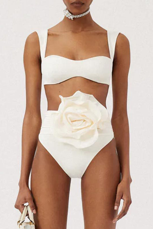 Embellished Ruched Bikini Set-ROVOLE