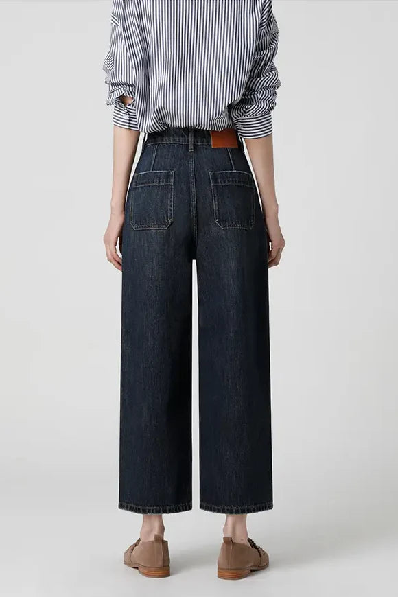 Old Money Vintage Straight Jeans-ROVOLE