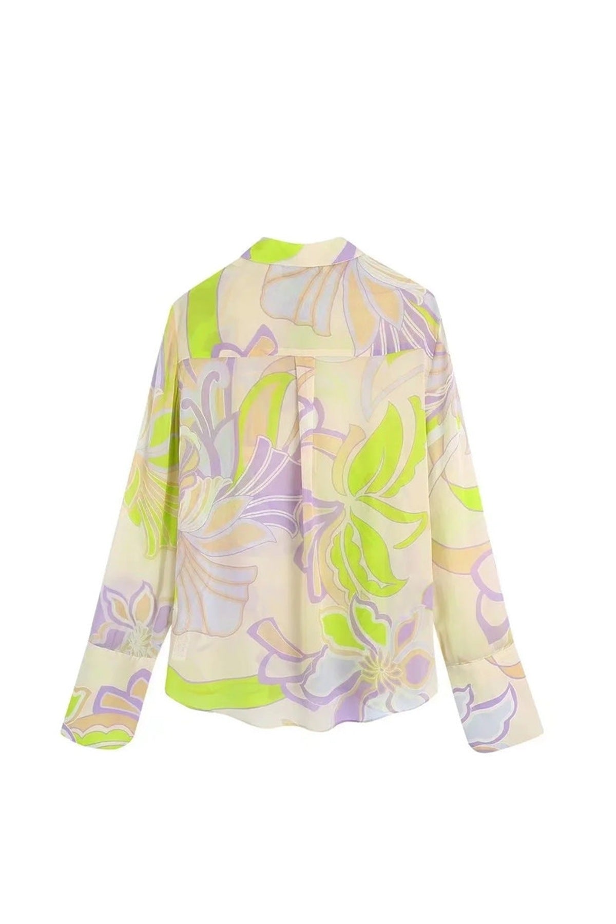 Flow Printed Blouse Set-ROVOLE