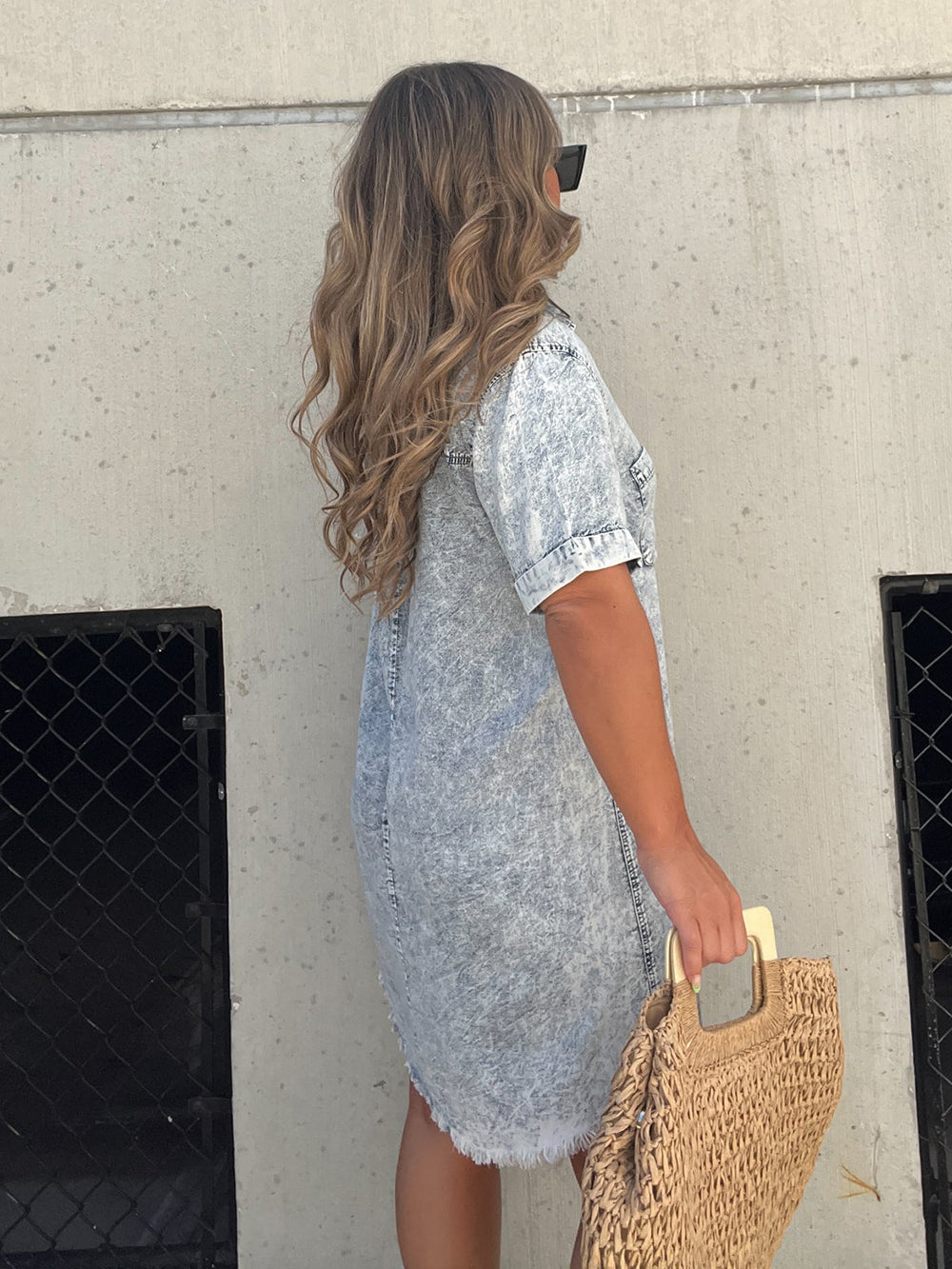 Happy Endings Tencel Shirt Dress-Massicos