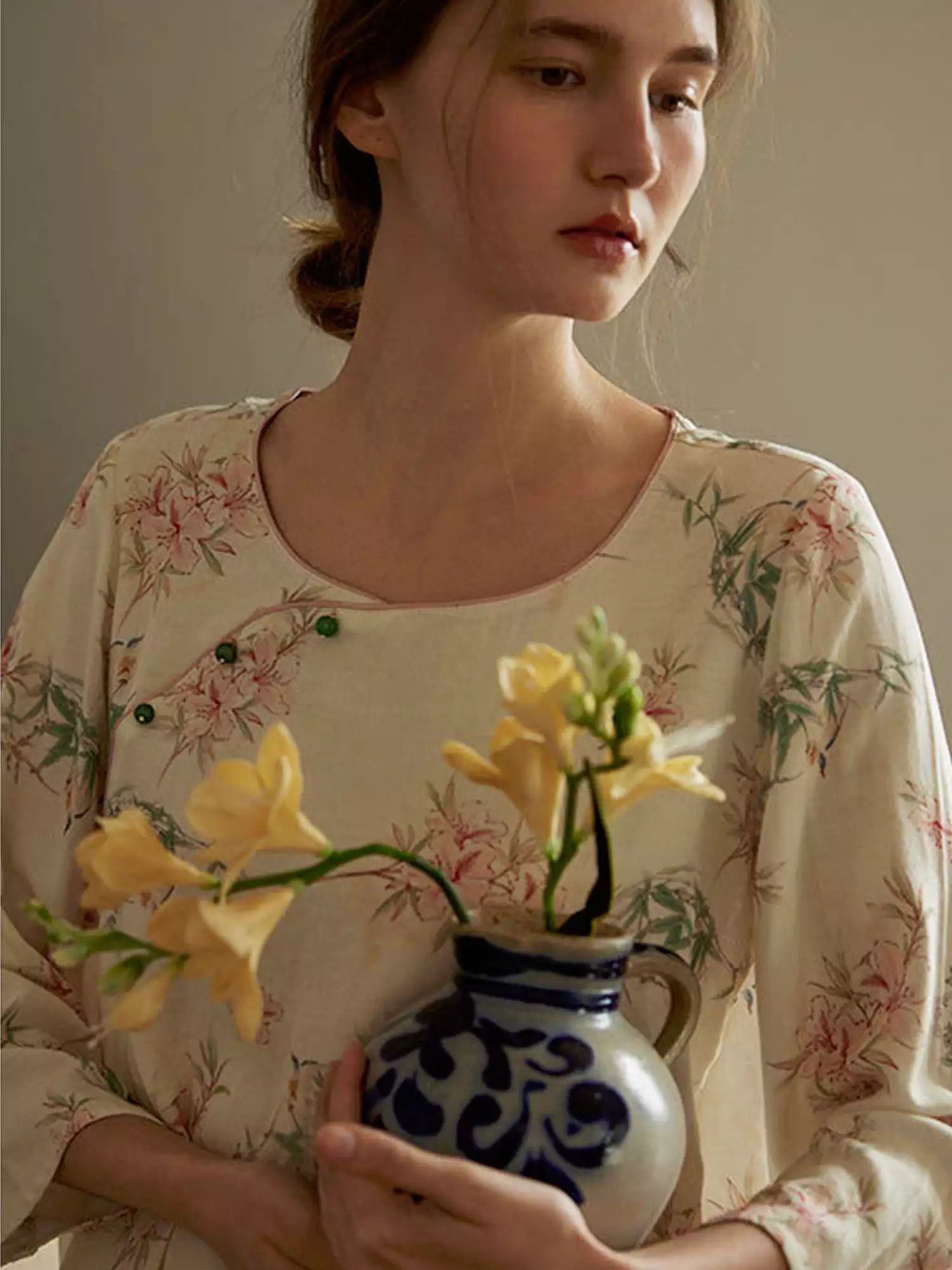 Eco-Friendly  Fiber Printed Pajama Set-Massicos