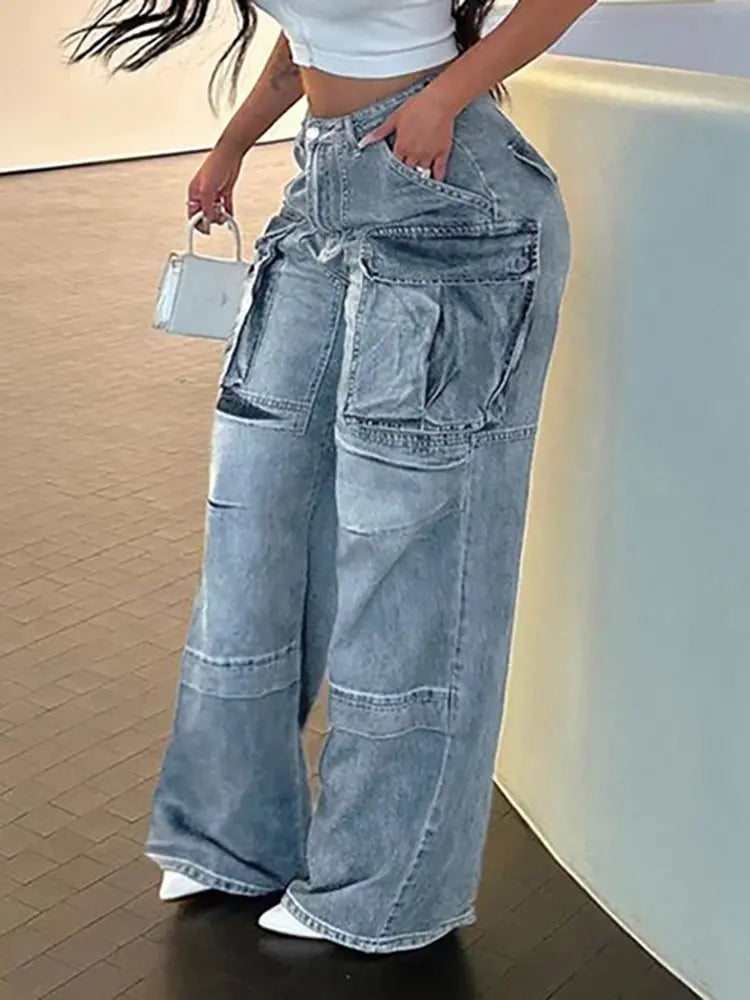 Street-Style Washed Denim-Massicos