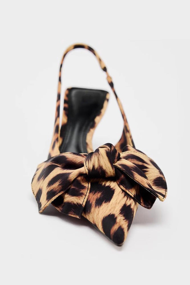 Leopard Print High Heels-ROVOLE
