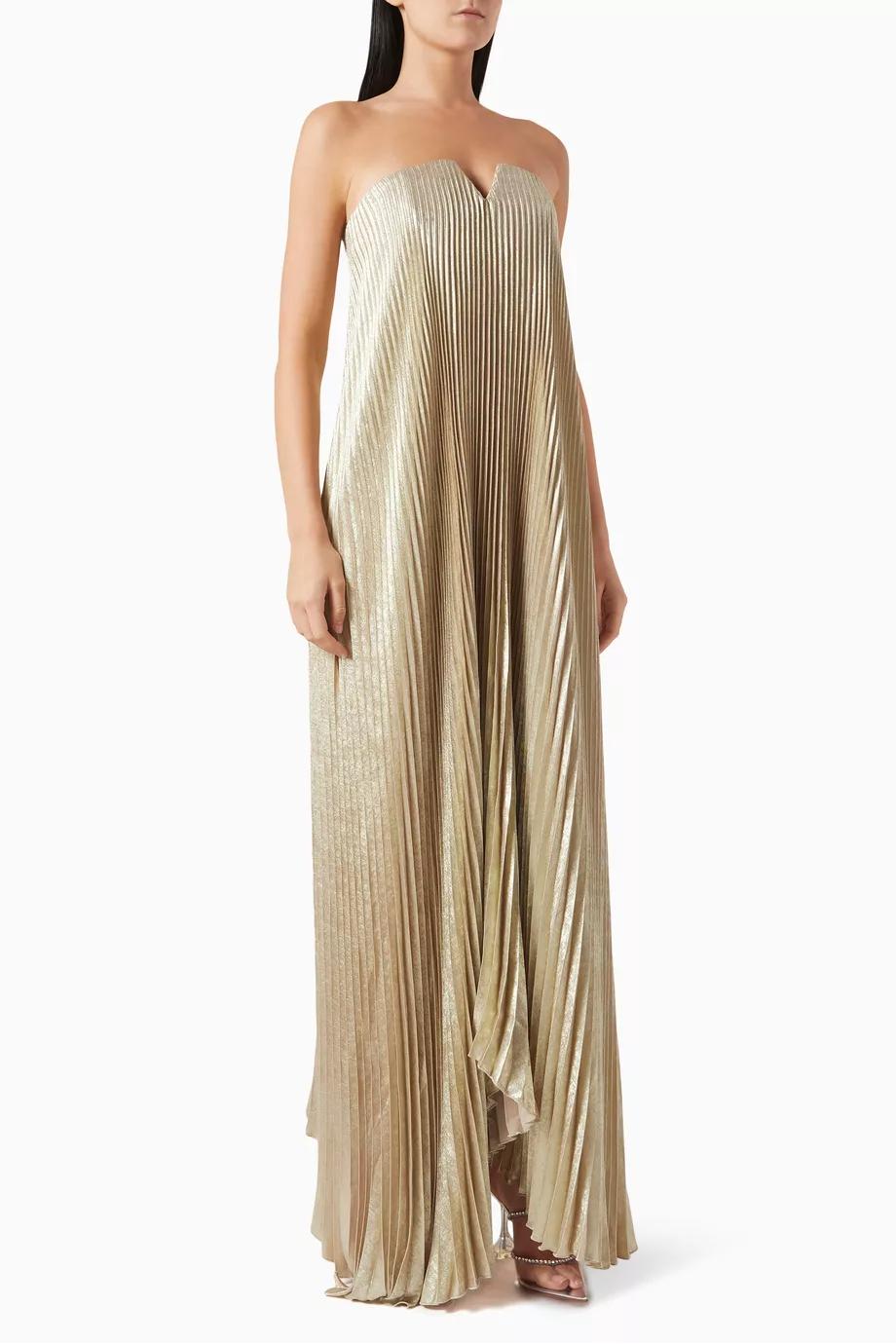 Black Tie Strapless Gown-ROVOLE