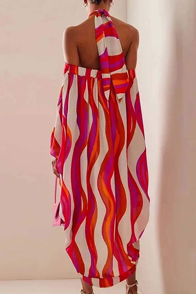 Halter Swimsuit and One Shoulder Bikini-ROVOLE