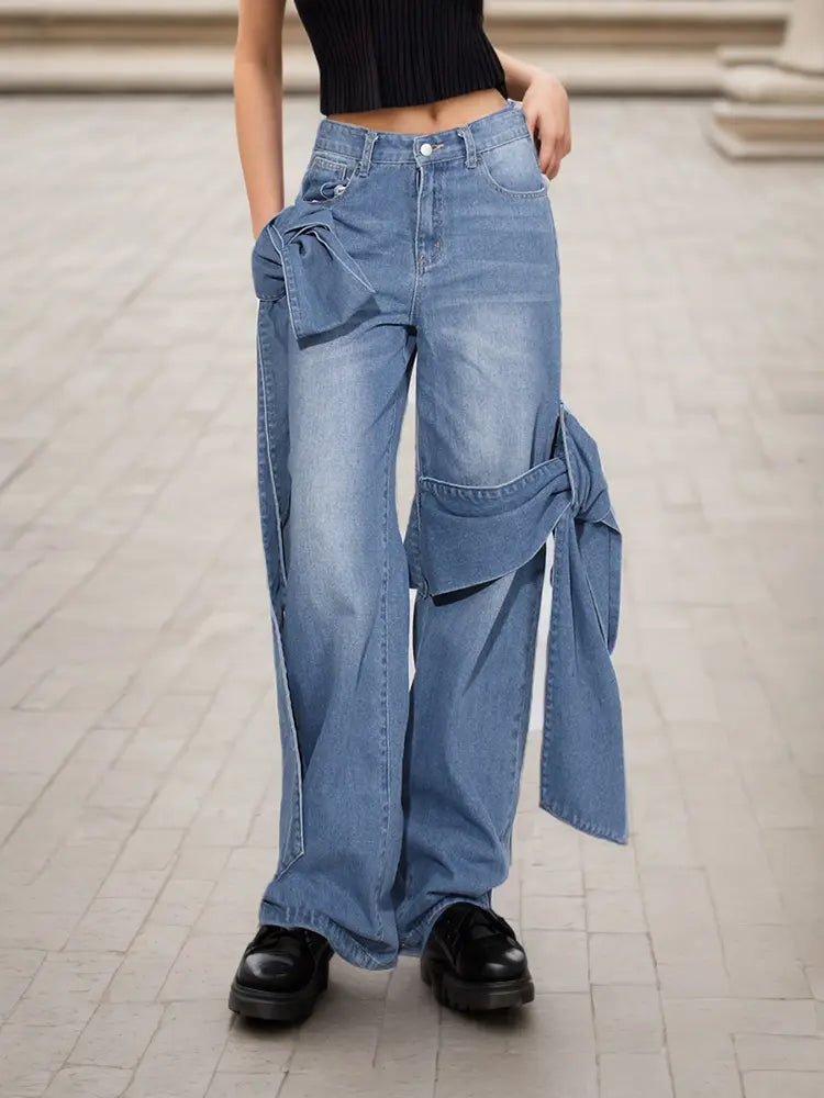 Spring High-Waist Denim-Massicos
