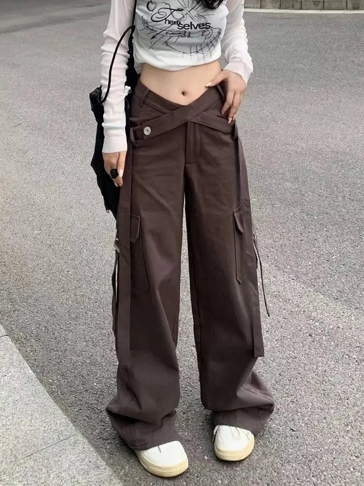 Vintage High-Street Cargo Pants-Massicos