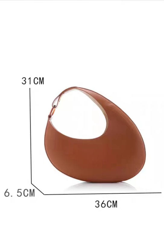 Italian Niche Design Crescent Hobo Shoulder Bag-ROVOLE