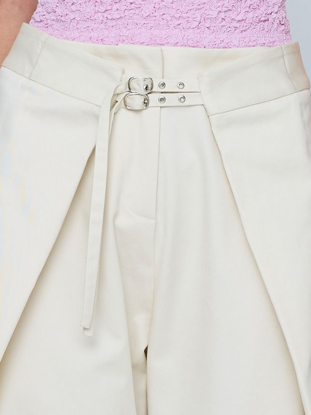 Anser Wide Leg Buckle Pant-Massicos