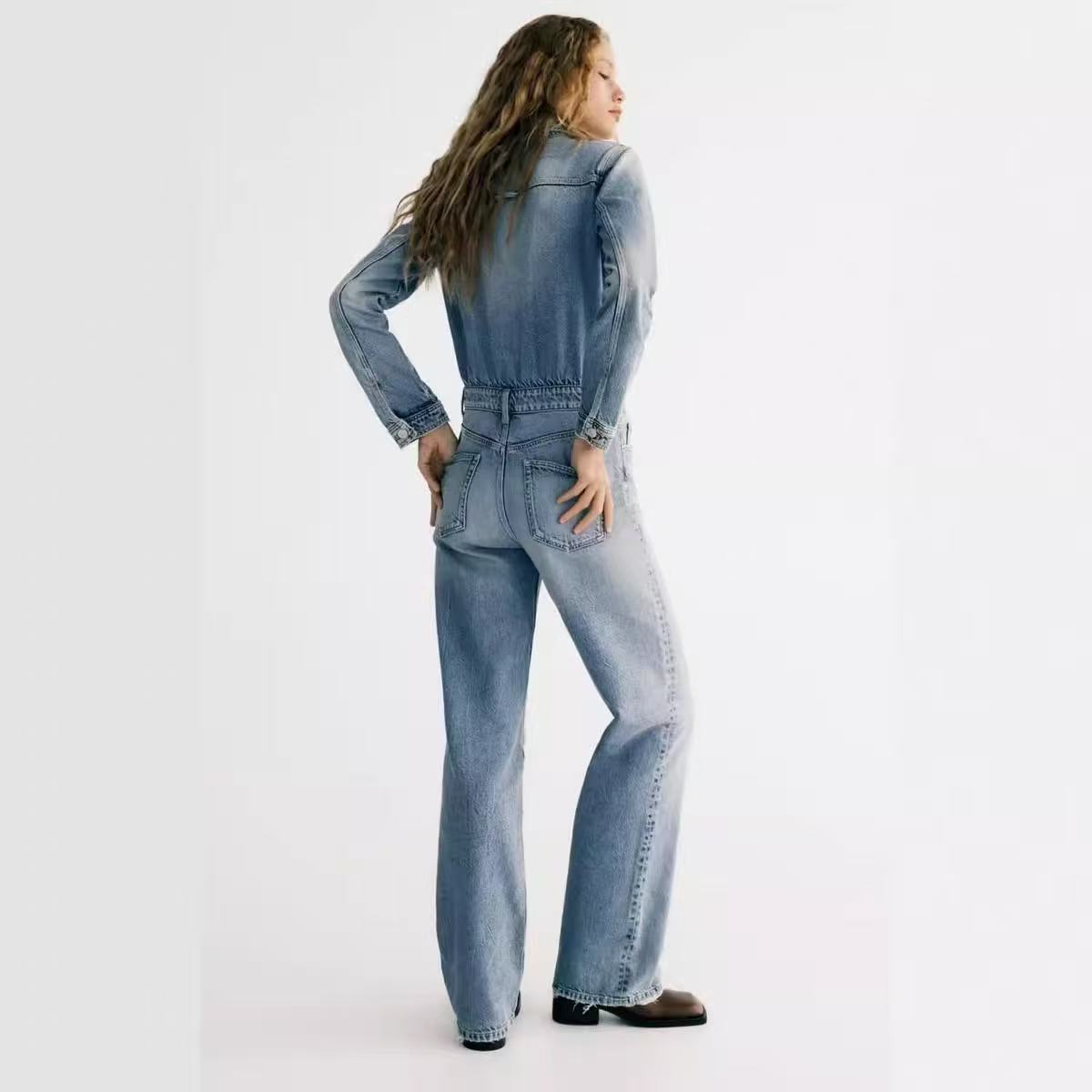 Light Blue Denim Set-Massicos