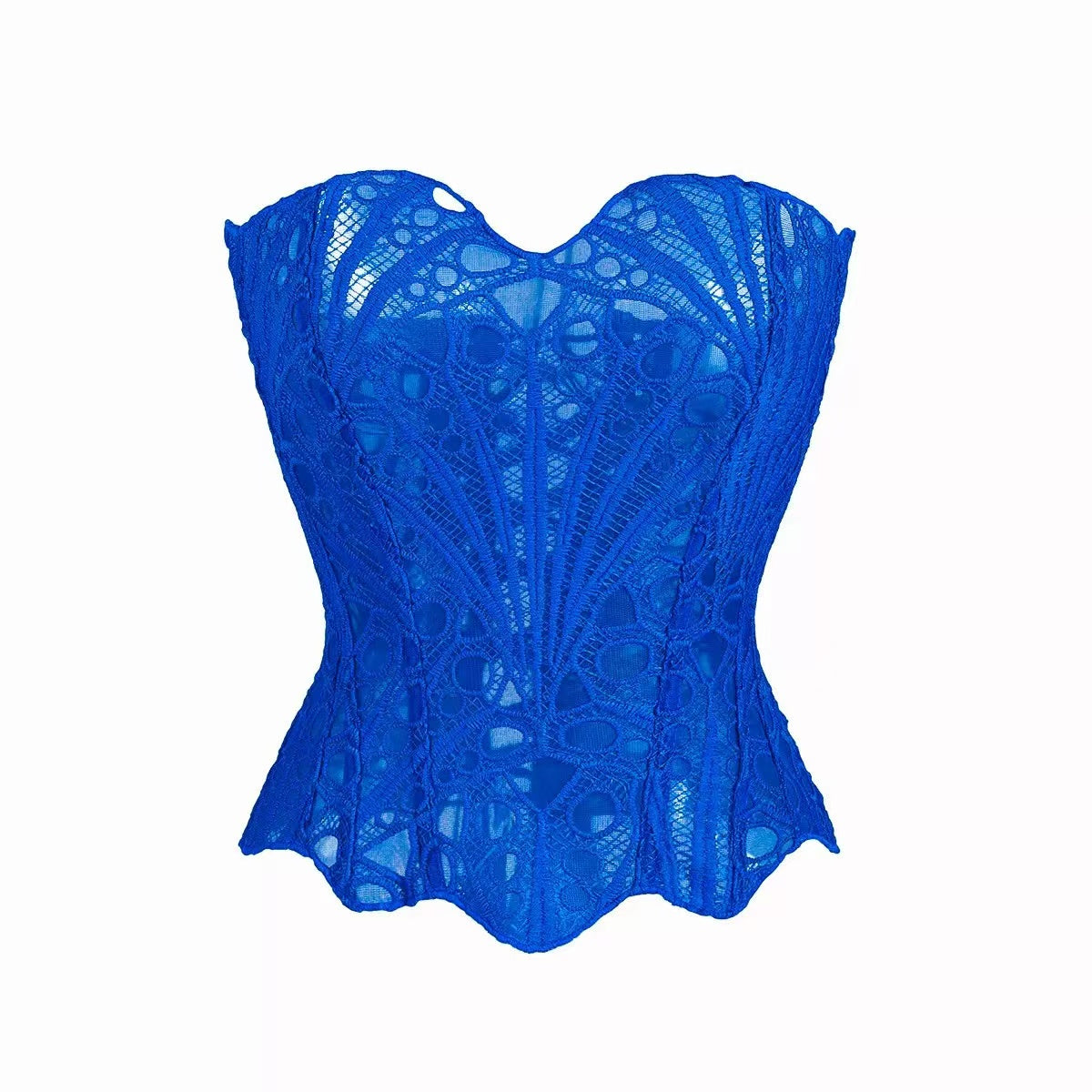 Lace Strapless Corset-Massicos