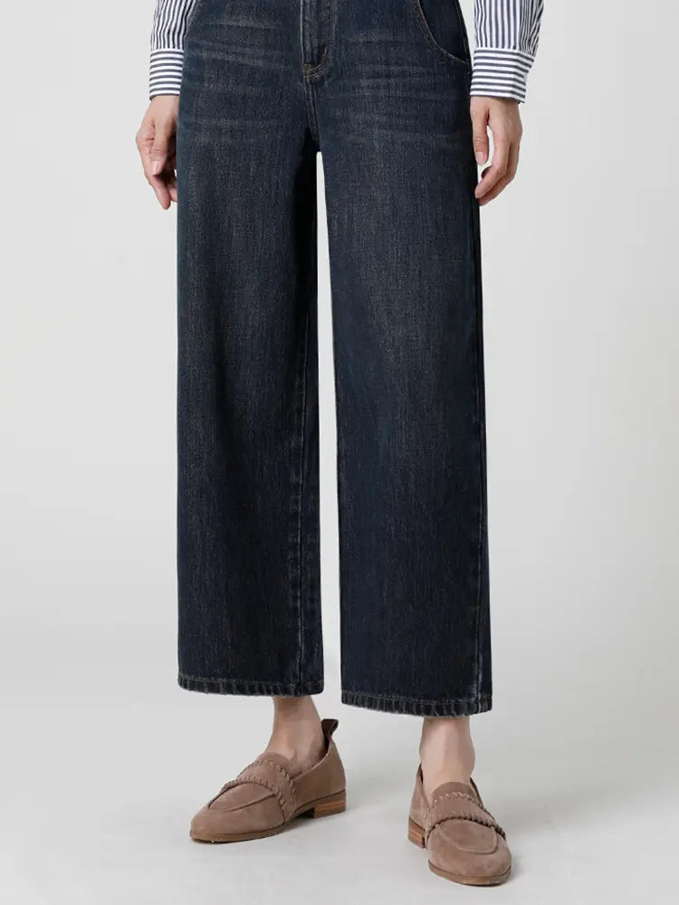 Old Money Vintage Straight Jeans-Massicos