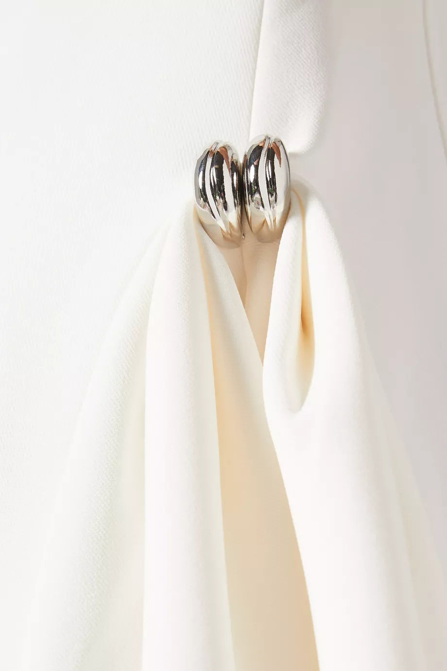 Twill suit midi dress-Massicos
