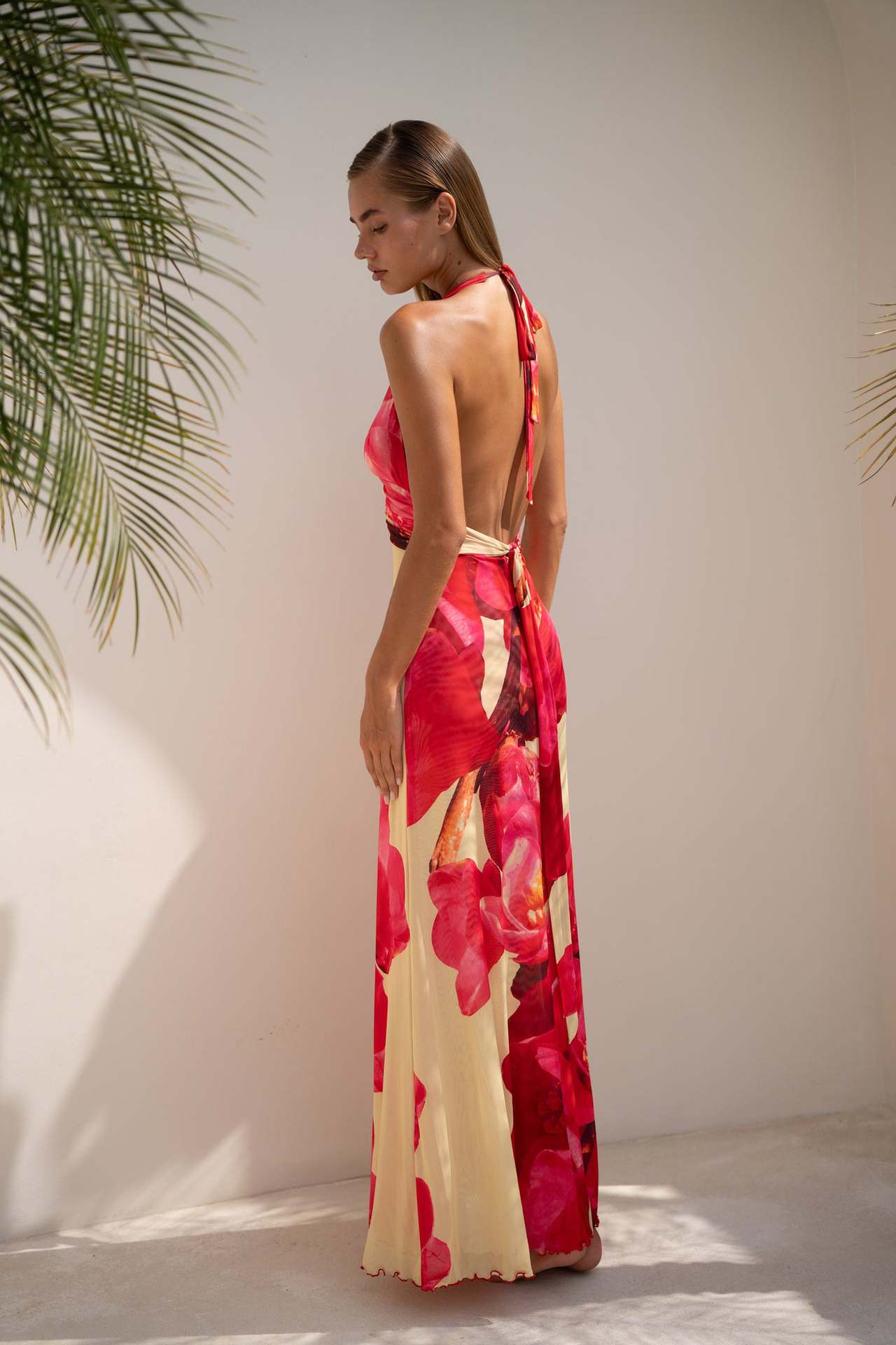 Camoni Polka Dot Diary Maxi Dress-ROVOLE