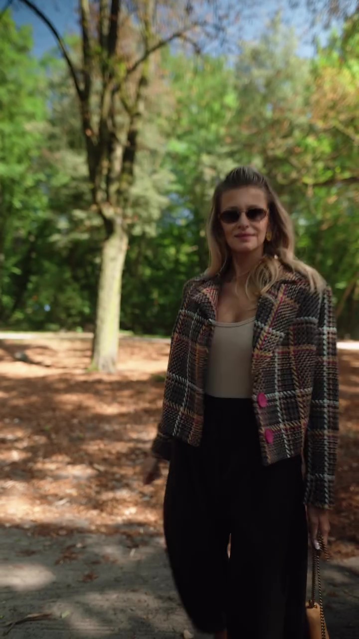 Trafni designer plaid coat-Massicos
