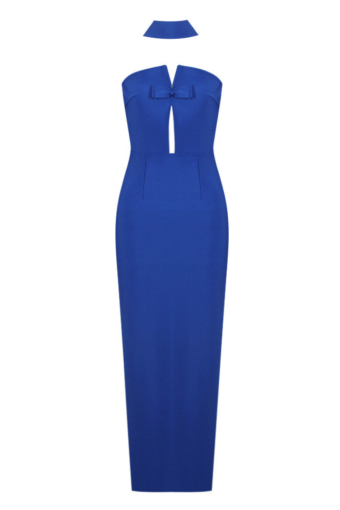 Holly Maxi Dress - Blue-ROVOLE
