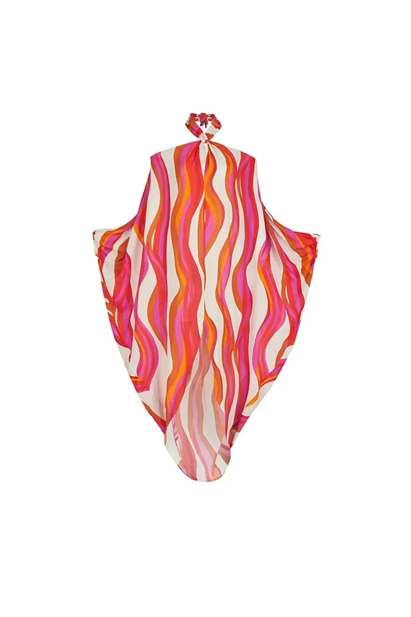 Halter Swimsuit and One Shoulder Bikini-ROVOLE