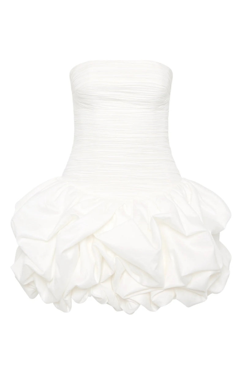 Violette Bubble Hem Mini Dress-ROVOLE