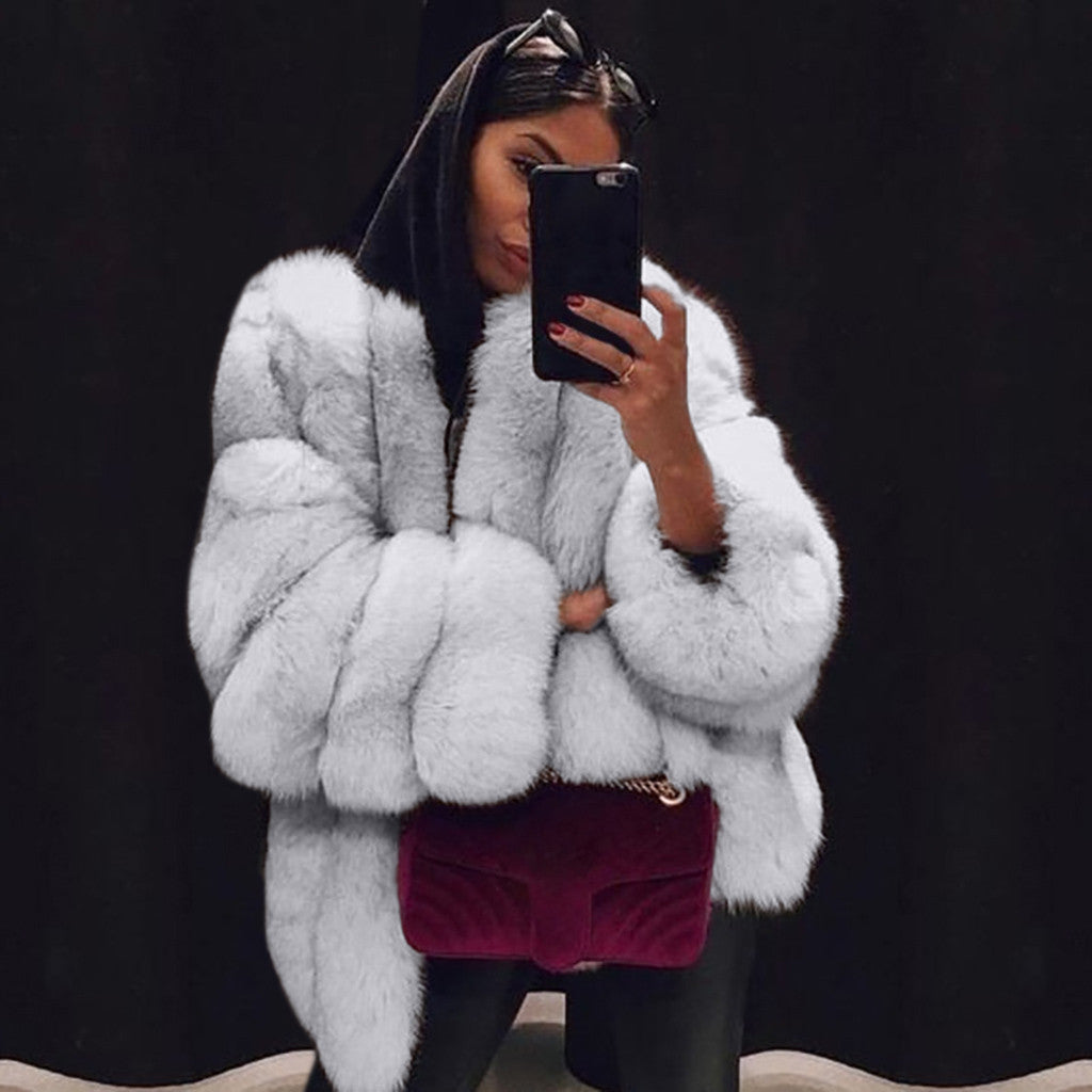 Faux Fur Coat-ROVOLE