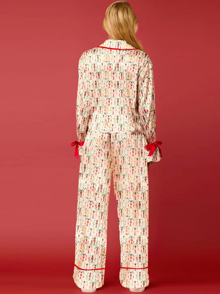 Christmas Characters Print Pajama Set-Massicos