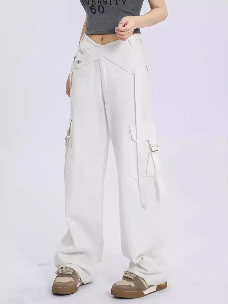 Vintage High-Street Cargo Pants-Massicos