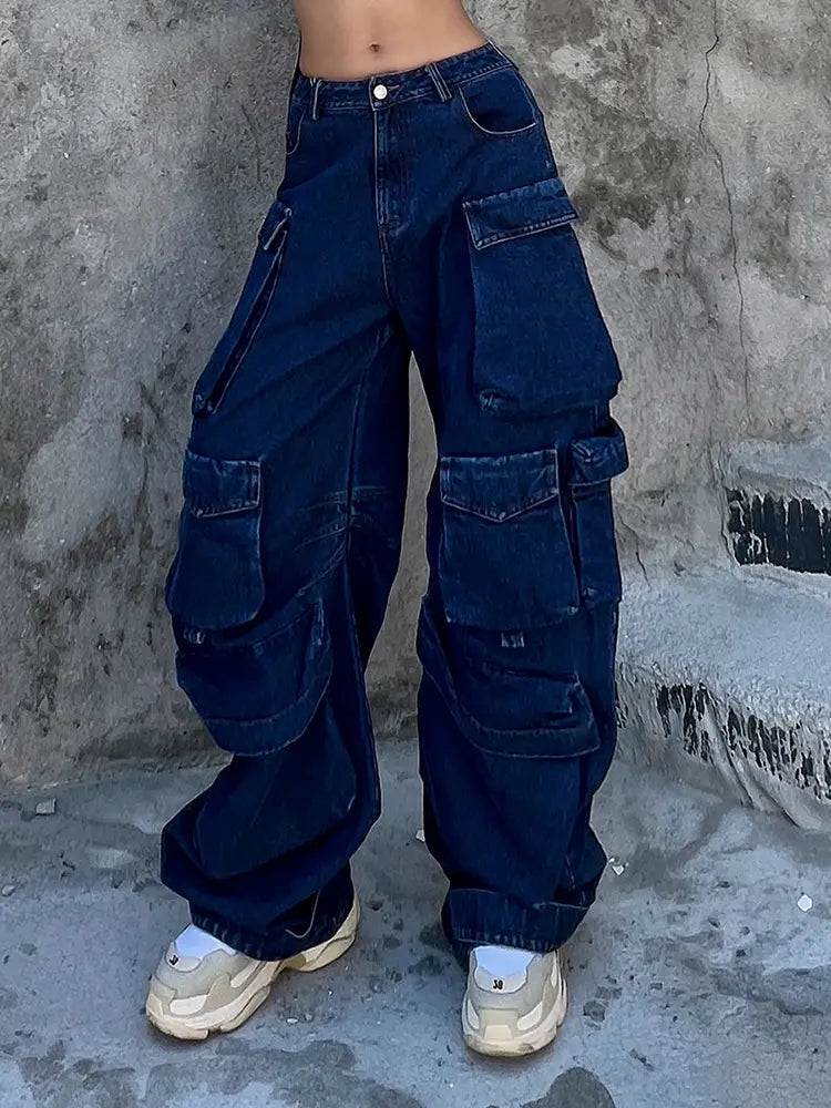 High-Waist Wide-Leg Trousers-Massicos
