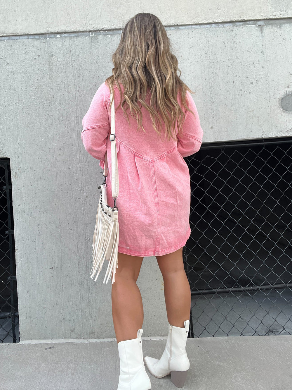 Downtown Denim Dress-Massicos
