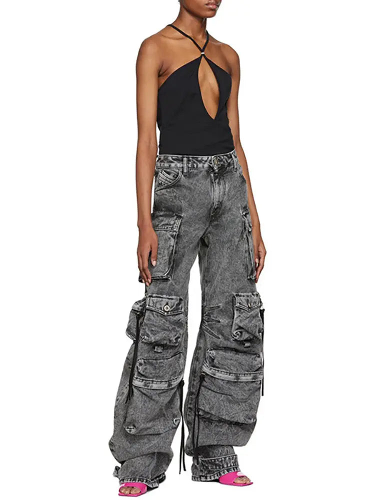 Street-Style Cargo Pants-Massicos