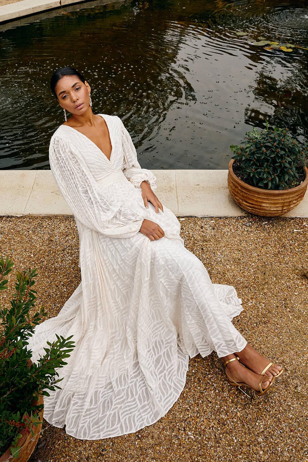 Allegory Elsa Cream Maxi Dress-ROVOLE
