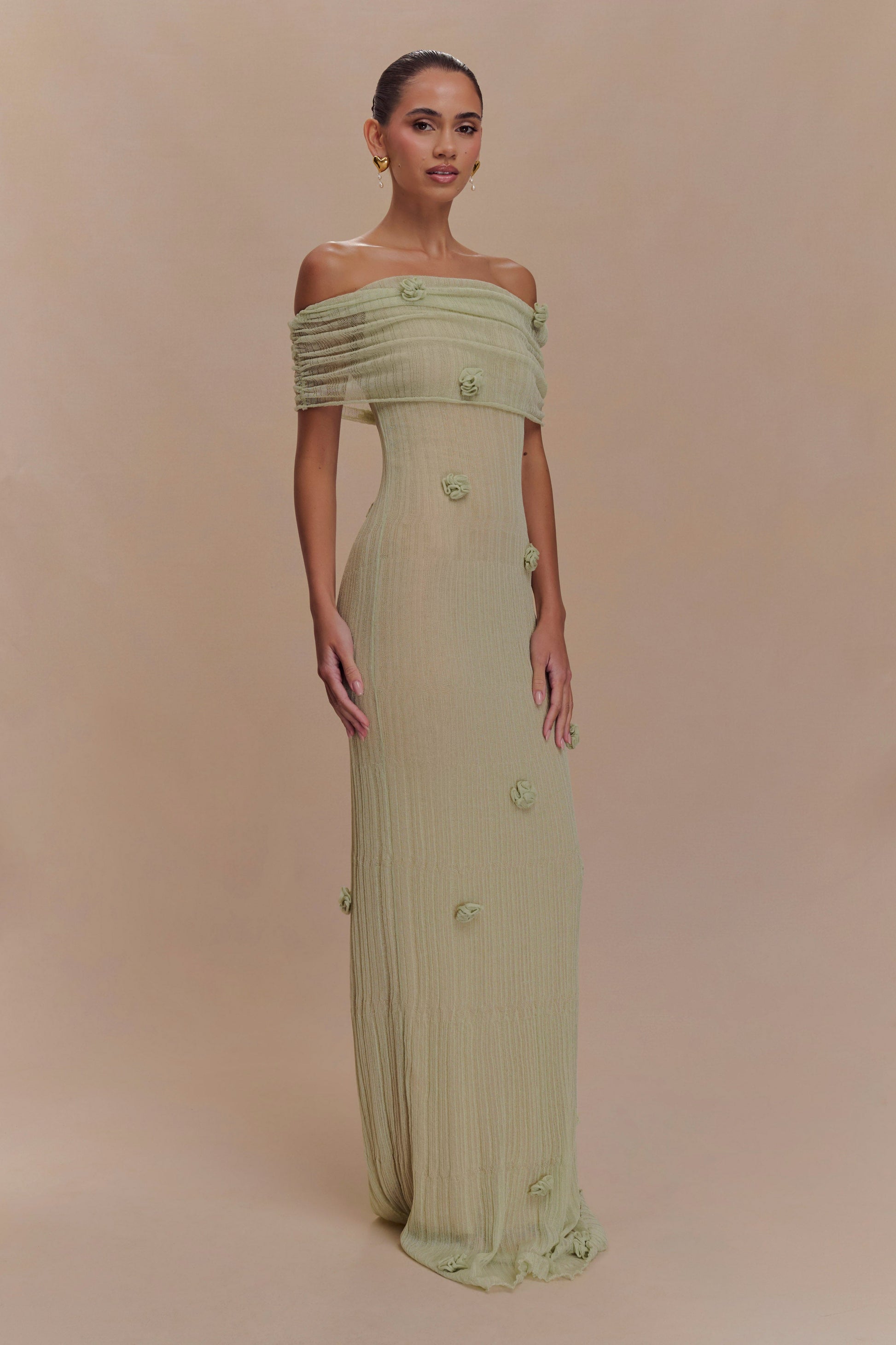 Orchid Knit Maxi Dress-ROVOLE