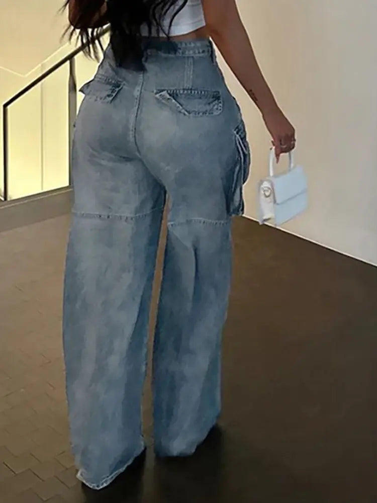 Street-Style Washed Denim-Massicos