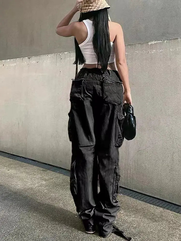 Street Style Denim Pants-Massicos