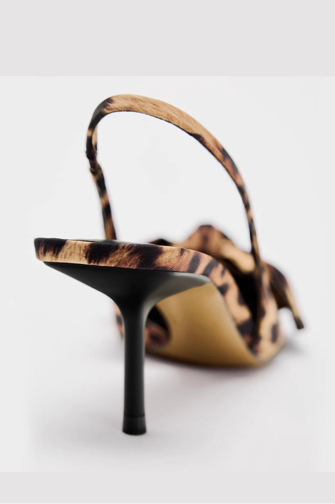 Leopard Print High Heels-ROVOLE