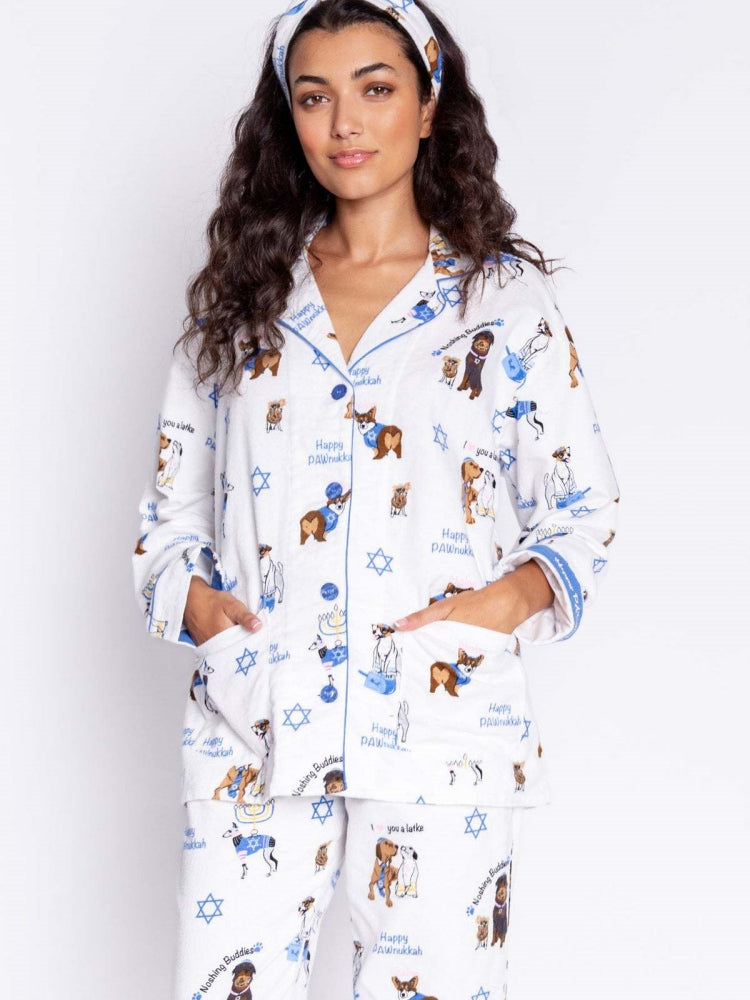 Cute Dog Print Pajama Set-Massicos