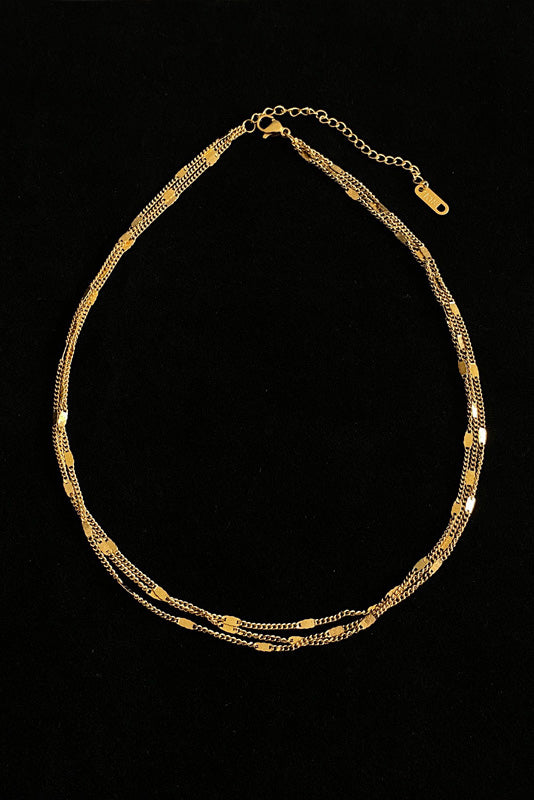 Gold Plated Seraphina Necklace-ROVOLE