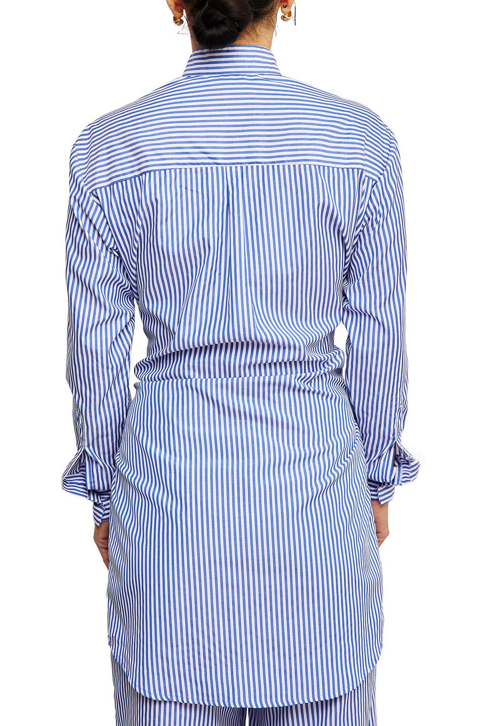Blue Bar Skirt Set-ROVOLE
