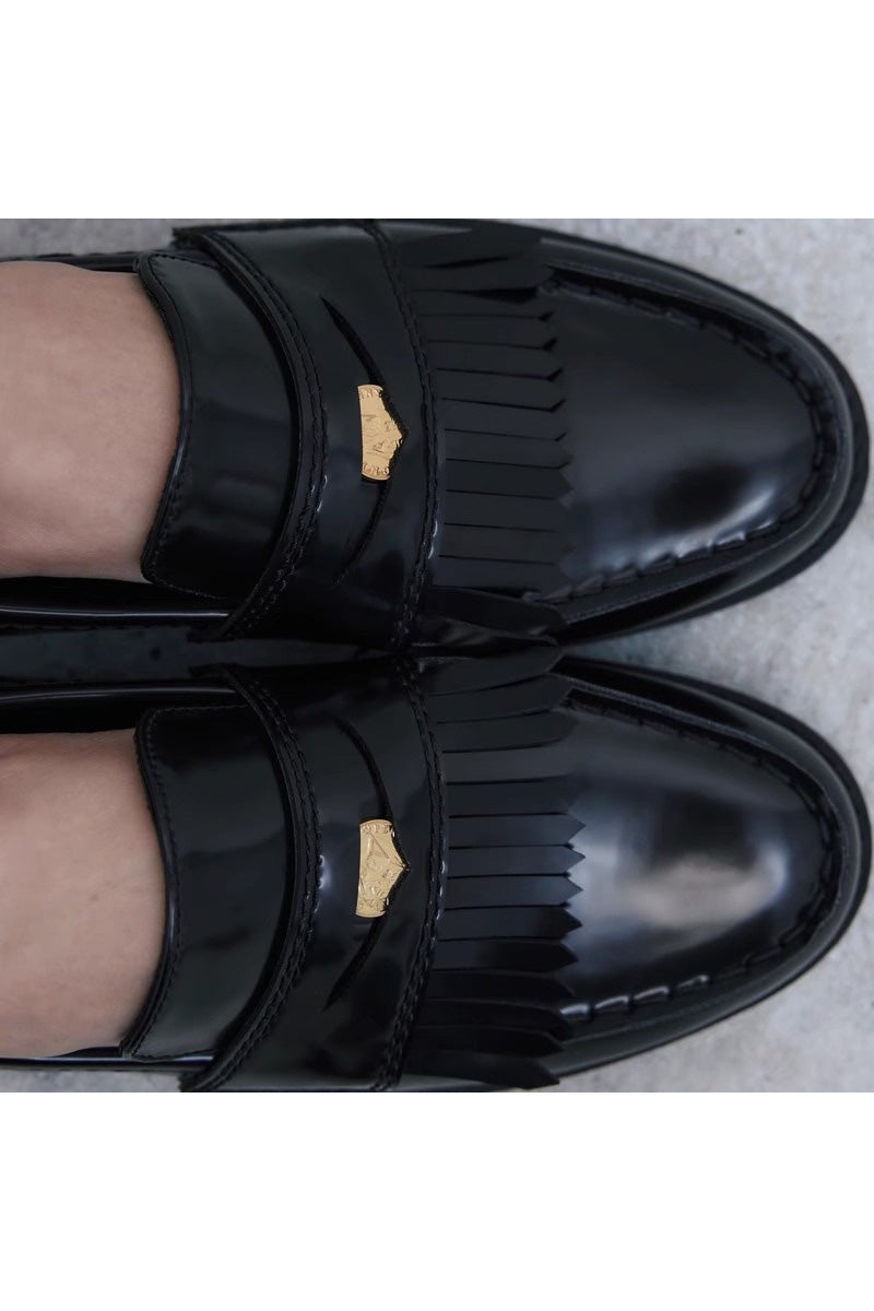 Flat Leather Shoes-ROVOLE