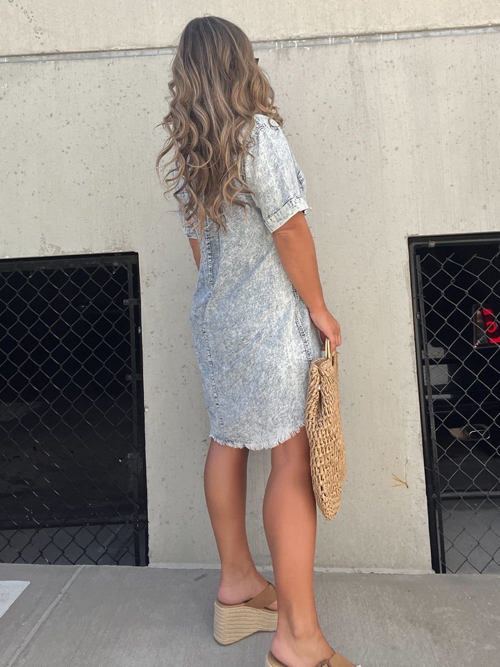 Happy Endings Tencel Shirt Dress-Massicos