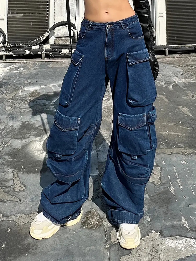 High-Waist Wide-Leg Trousers-Massicos