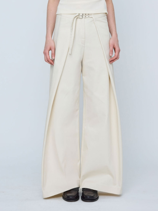 Anser Wide Leg Buckle Pant-Massicos