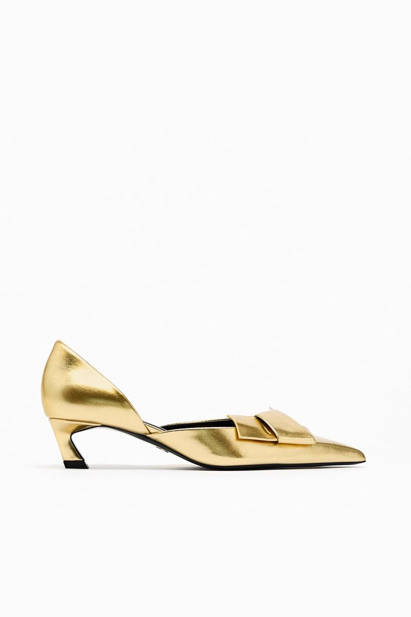 Bright Color Pointed Toe High Heels-ROVOLE