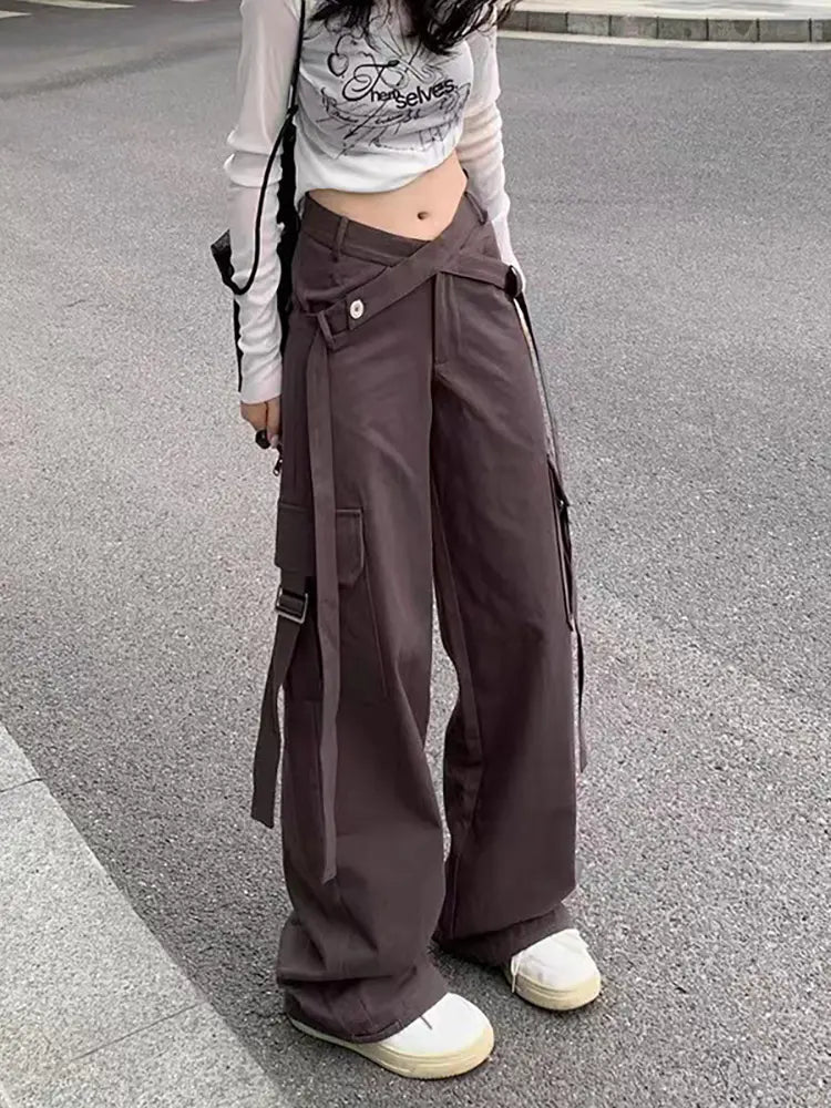 Vintage High-Street Cargo Pants-Massicos