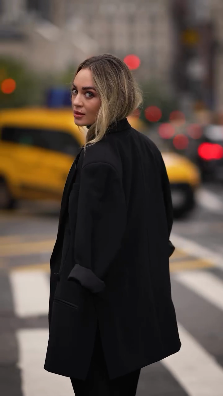 Black Tailored Suit Set-Massicos