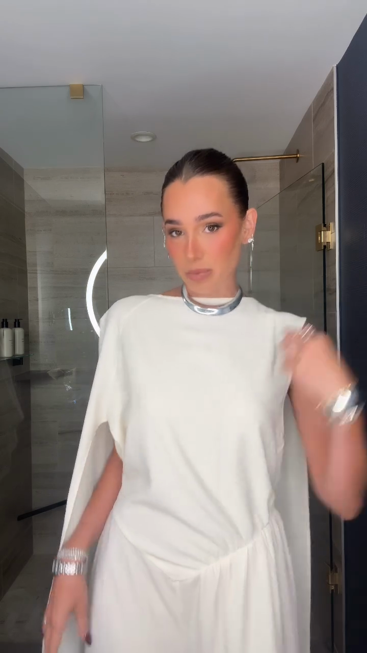 Stylish Modern Cape Jumpsuit-Massicos