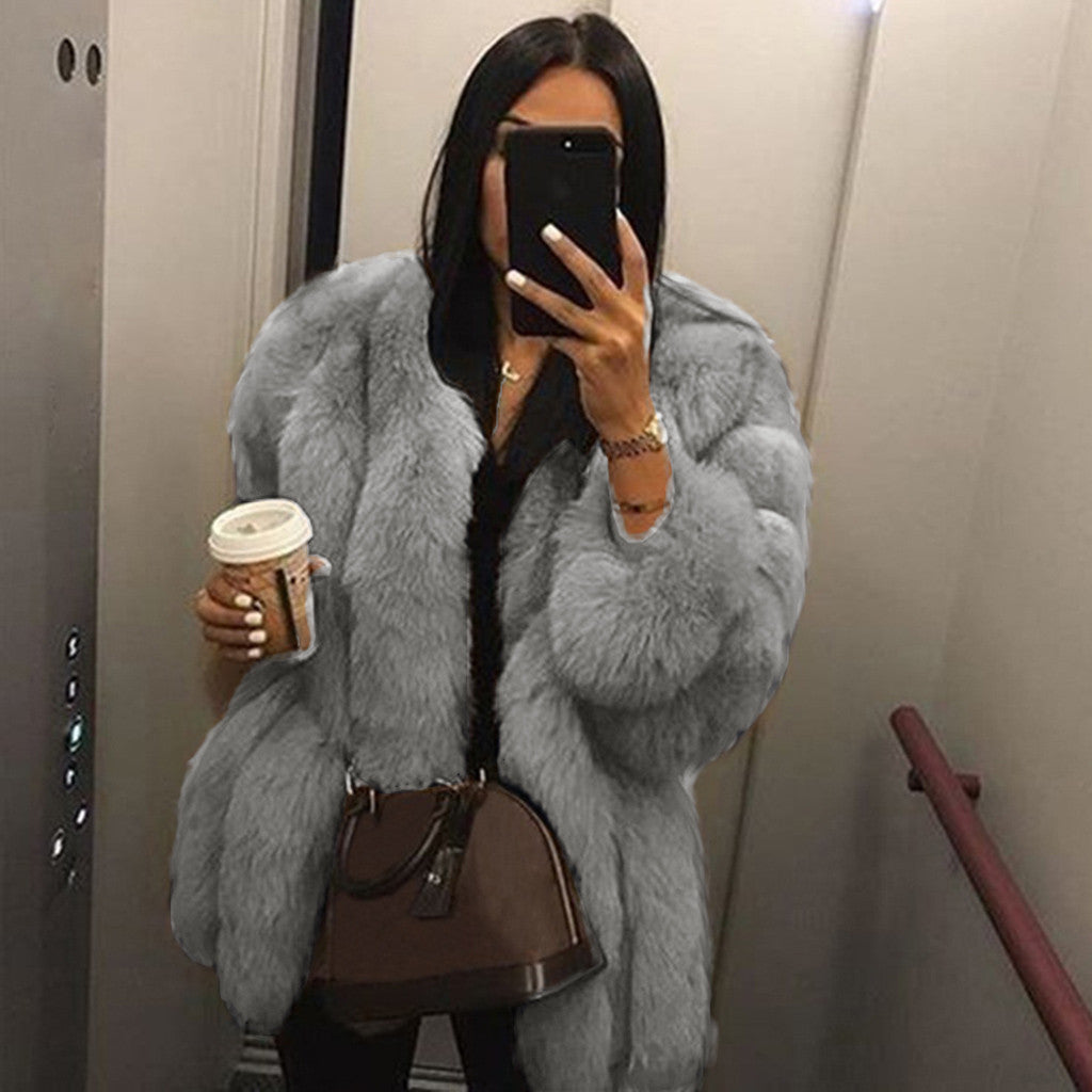 Faux Fur Coat-ROVOLE