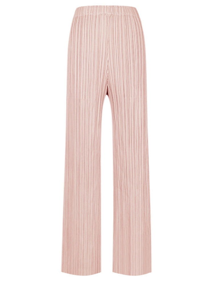 Women's Casual Wide-Leg Pleated Pants-Massicos