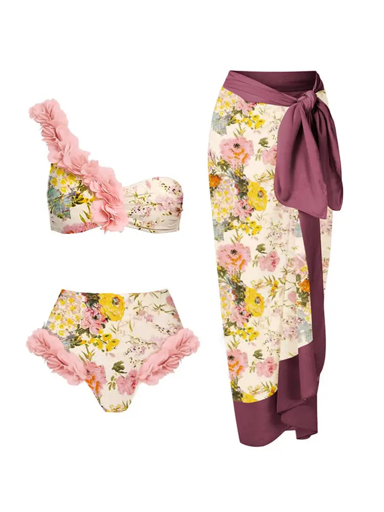 Handmade Appliqué Sexy Bikini Set-ROVOLE