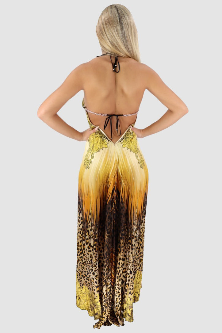 Silk Long Dress-Massicos